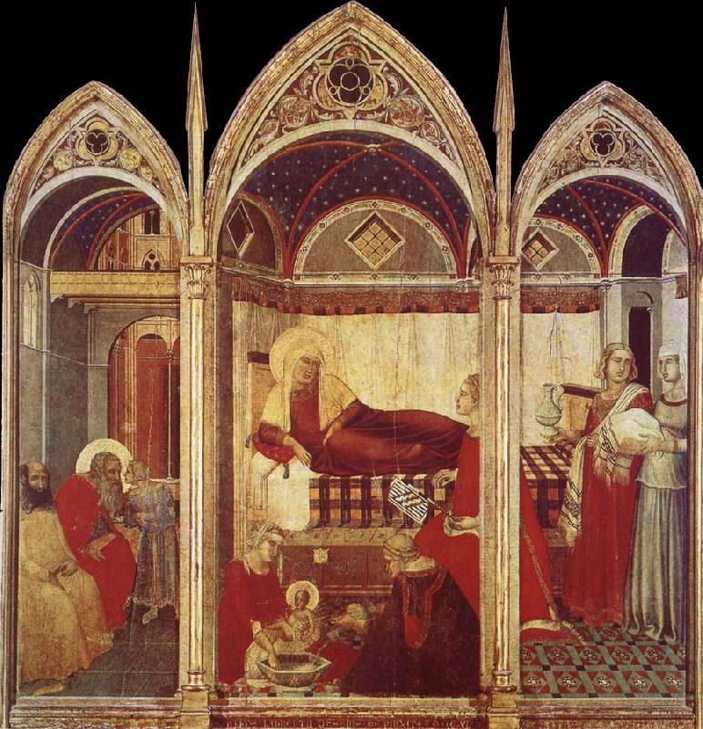 Ambrogio Lorenzetti Birth of the Virgin oil painting image